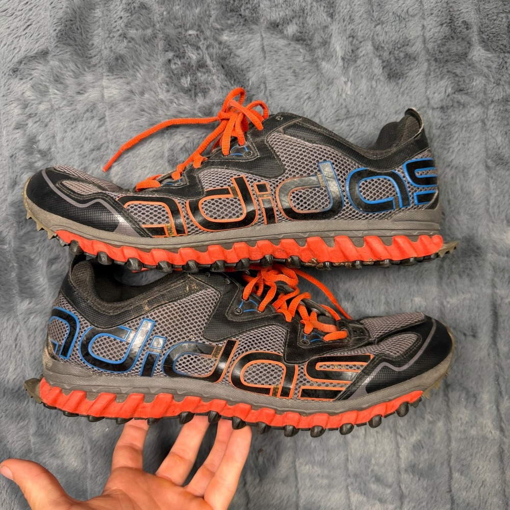 Adidas Vigor 2 TR Mens Trail Running Shoes Grey Orange Blue G47894 Size 13